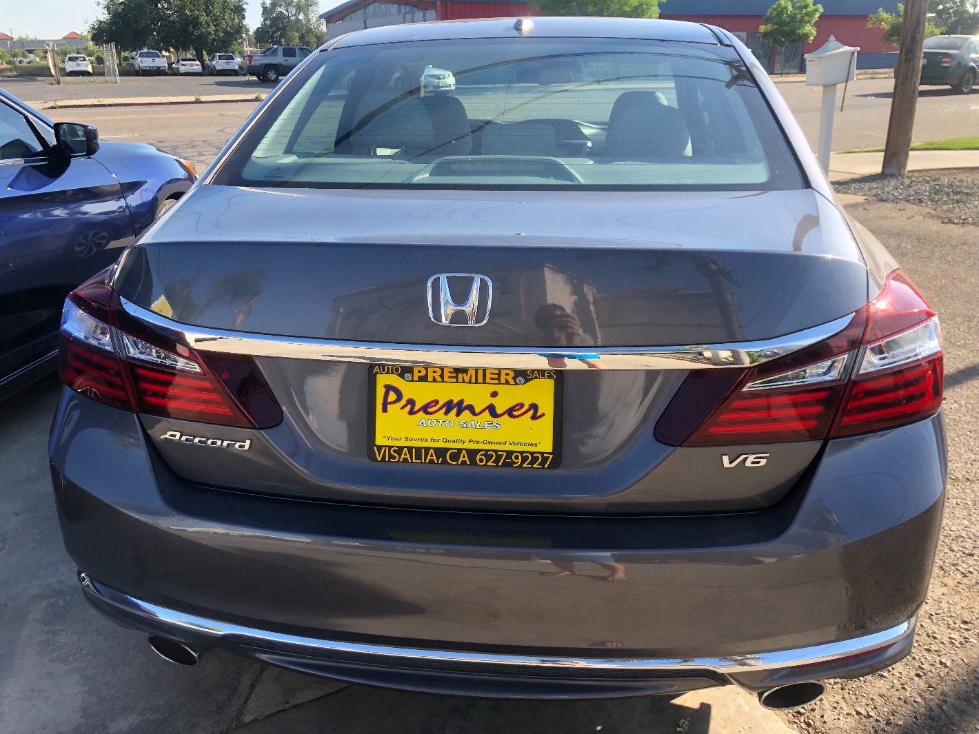 2017 Honda Accord Ex-l-v6 W Tech At Premier Auto Visalia