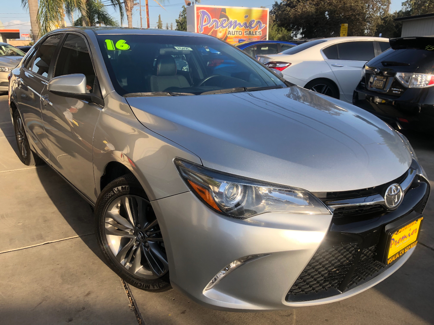 2016 TOYOTA Camry SE at Premier Auto Visalia