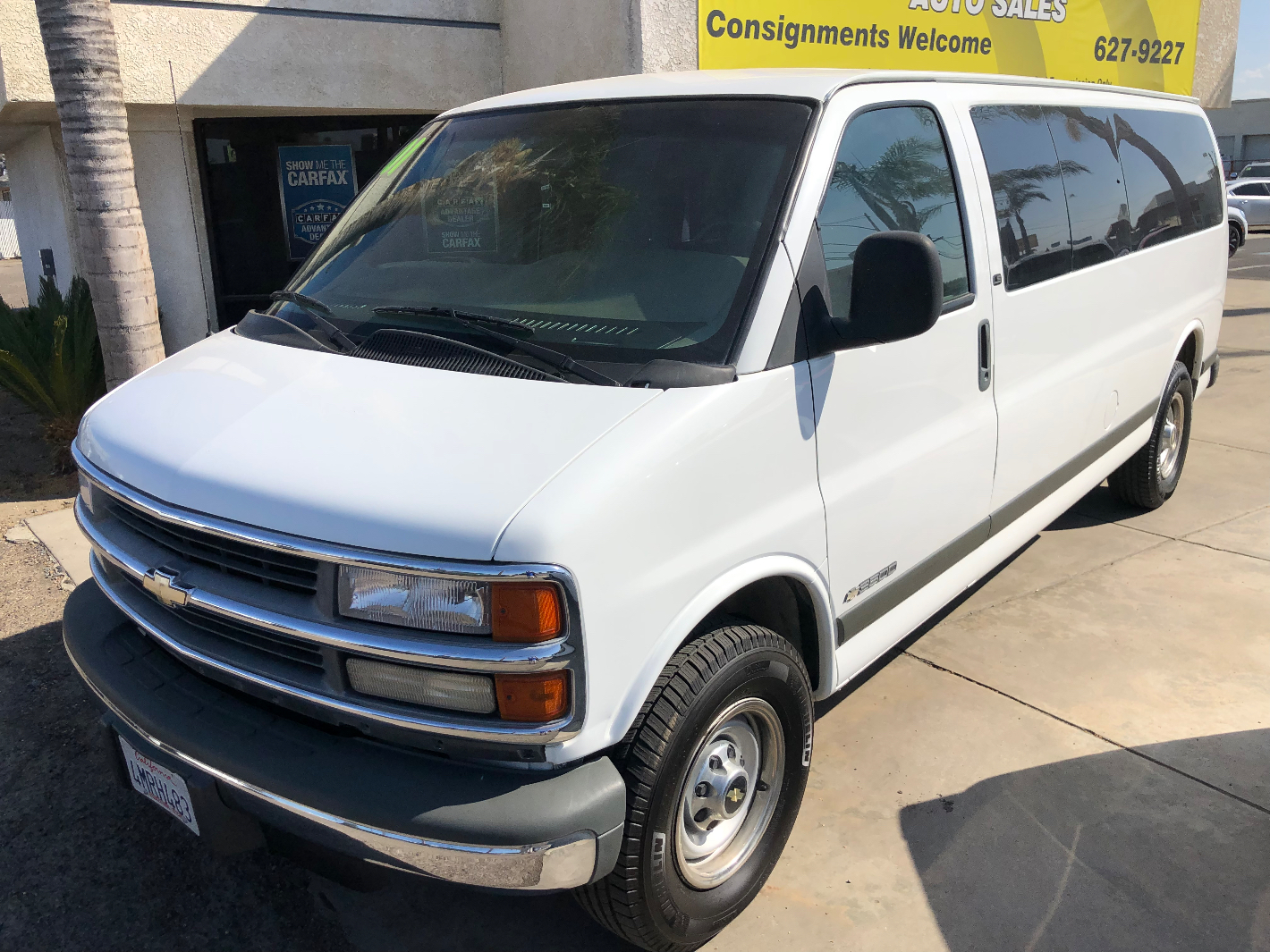 2001 CHEVROLET Express G3500 Extended Wagon 12 Pass at Premier Auto Visalia