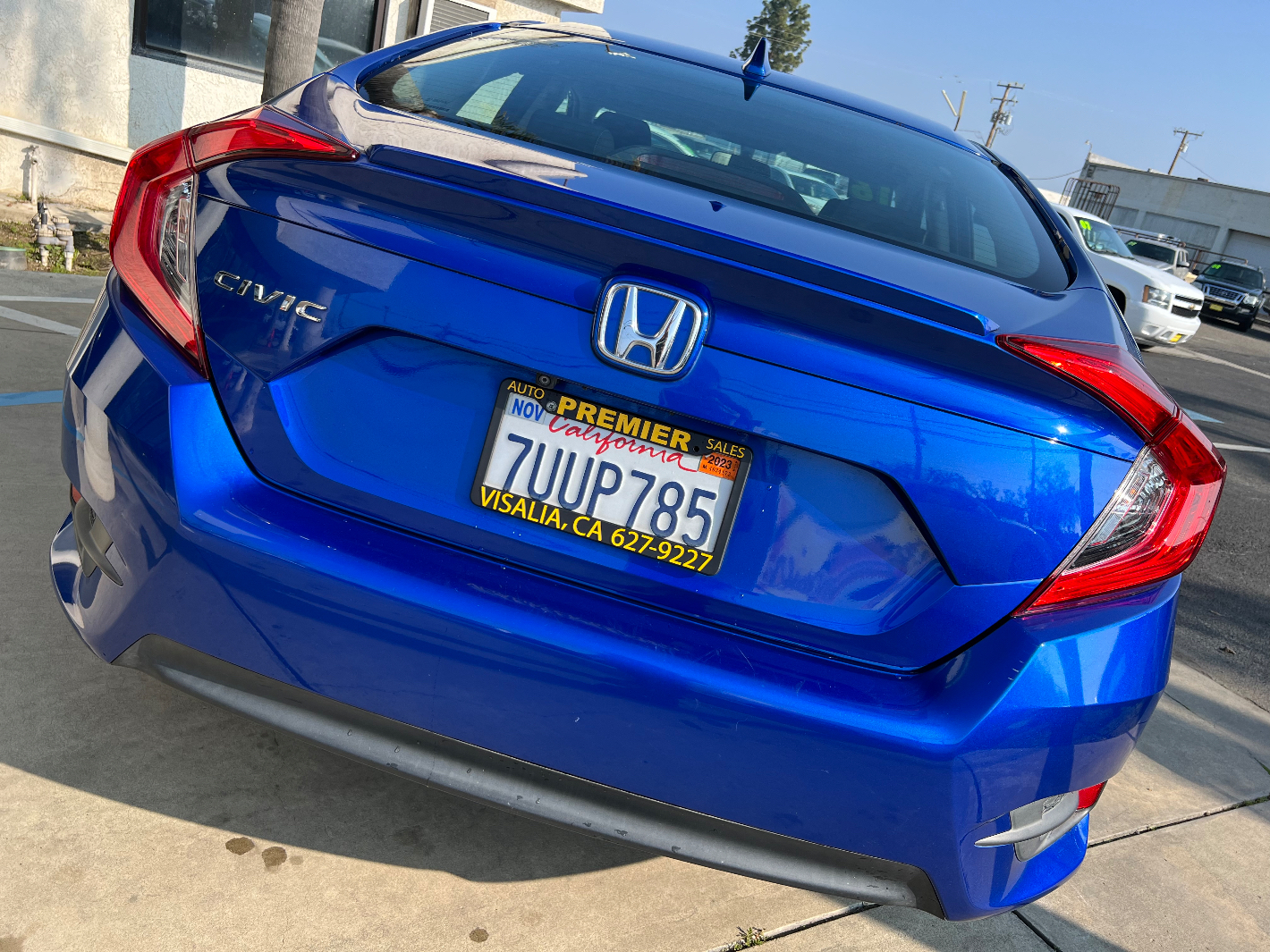 2016 Honda Civic Ex 4dr Sedan At Premier Auto Visalia