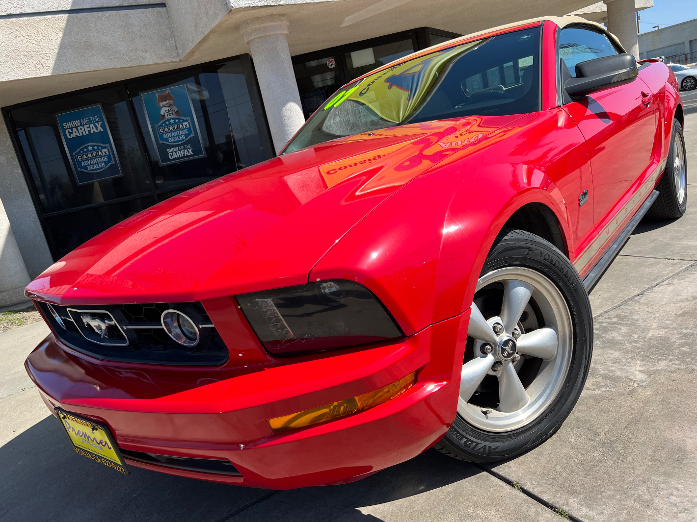 2007 FORD Mustang 2dr Convertible at Premier Auto Visalia