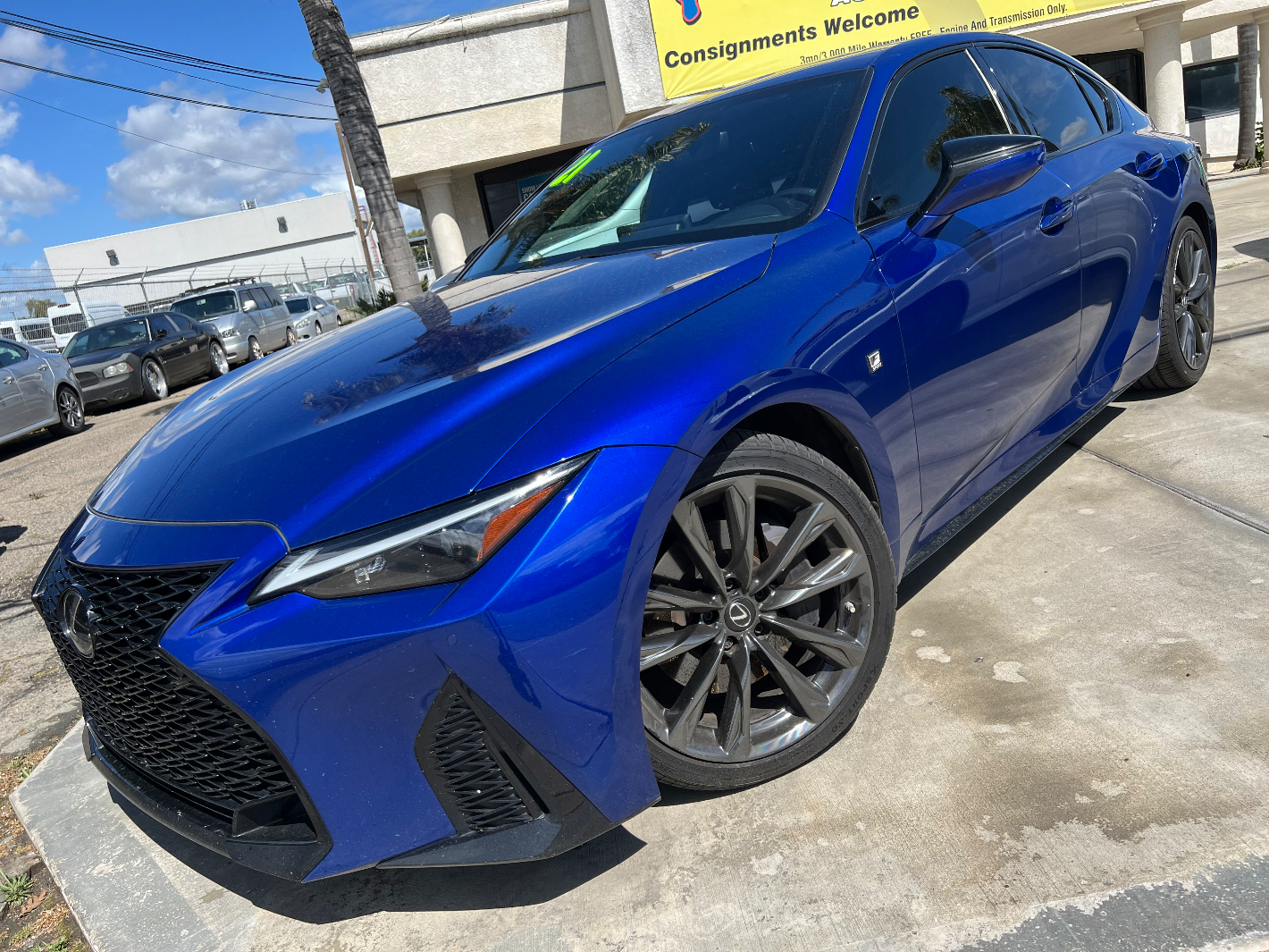 2021 LEXUS IS350 FSport pkg 4dr Sedan at Premier Auto Visalia